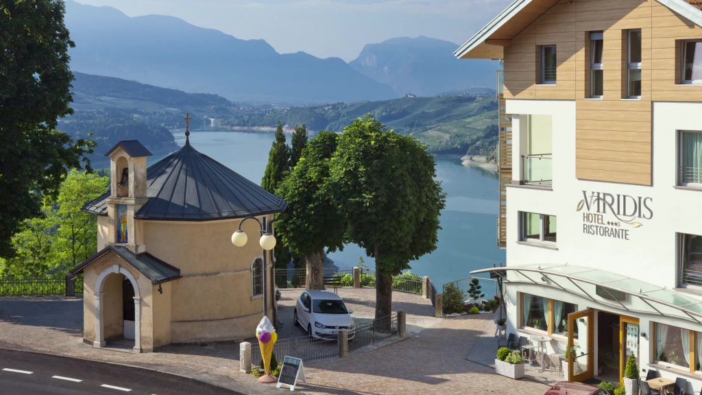 The Viridis Hotel in Cagno, Trentino, Italy.