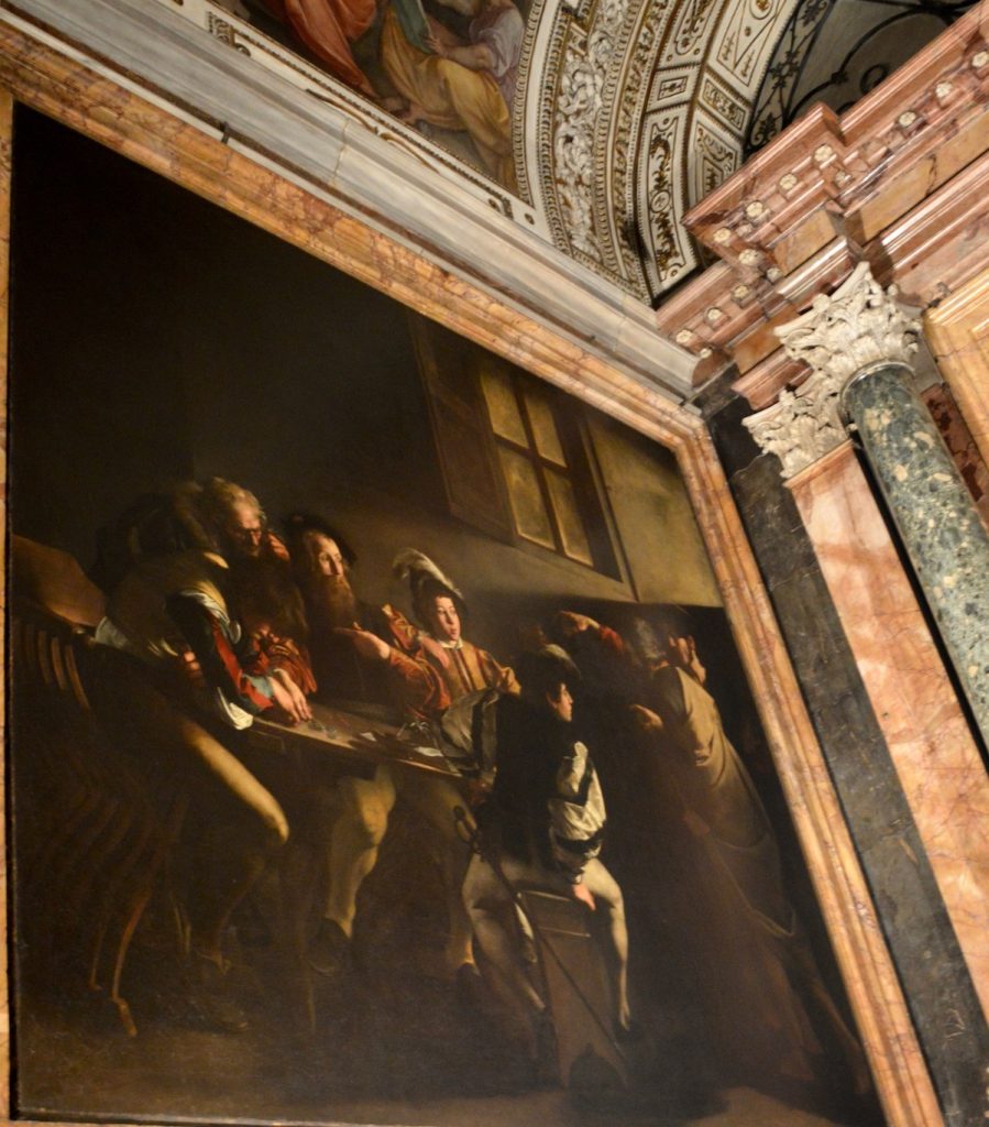 Caravaggio The Calling of St. Matthew