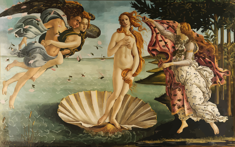 Sandro Botticelli, La nascita di Venere/The Birth of Venus