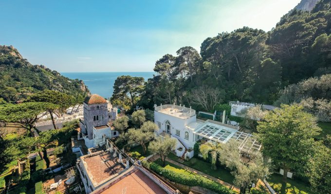 Christian De Sica Villa in Capri Up For Sale