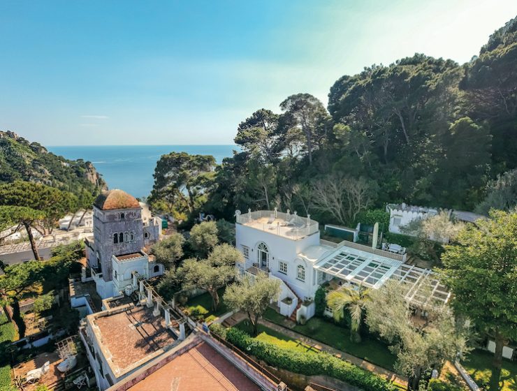 Christian De Sica Villa in Capri Up For Sale