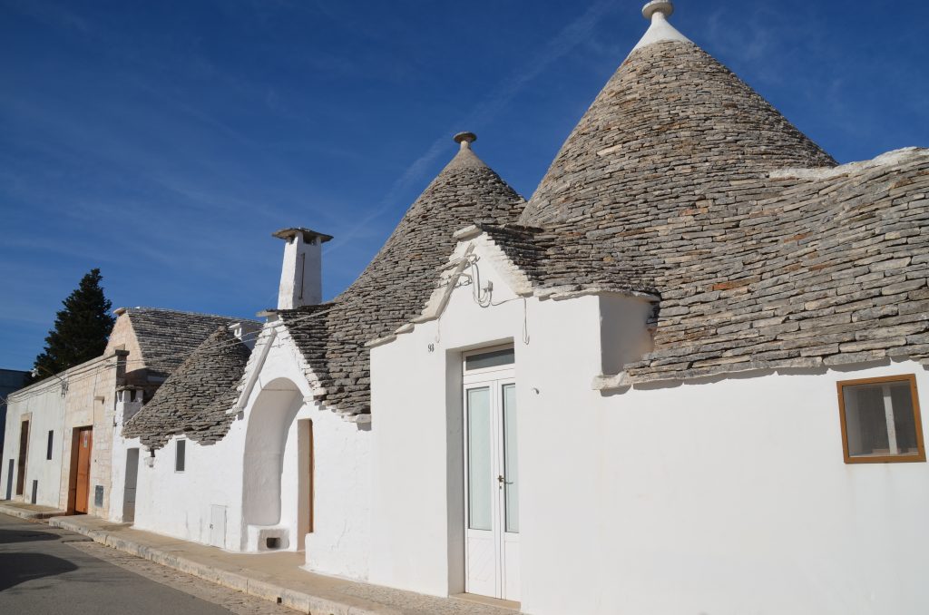 Trulli renovated in a row