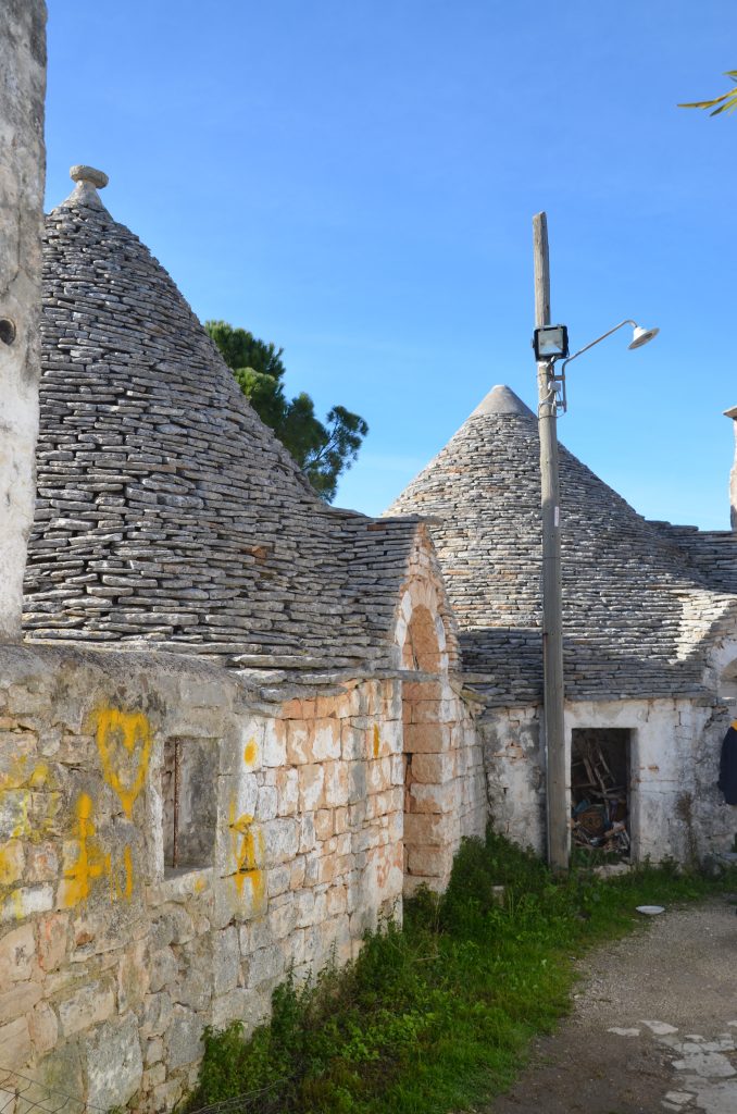 Older, unrenovatef trulli
