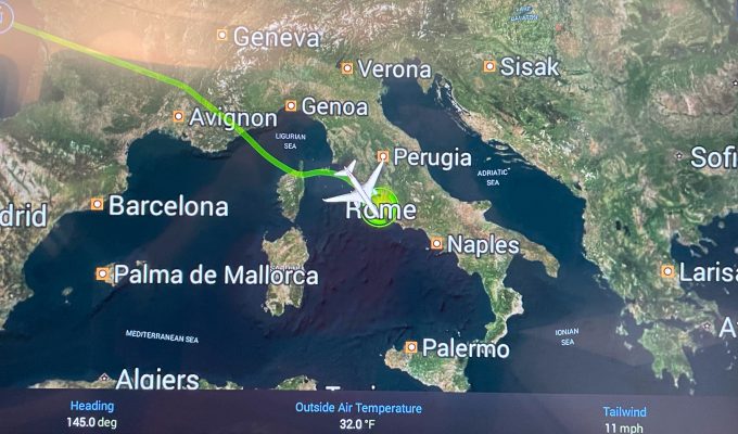 Flight map