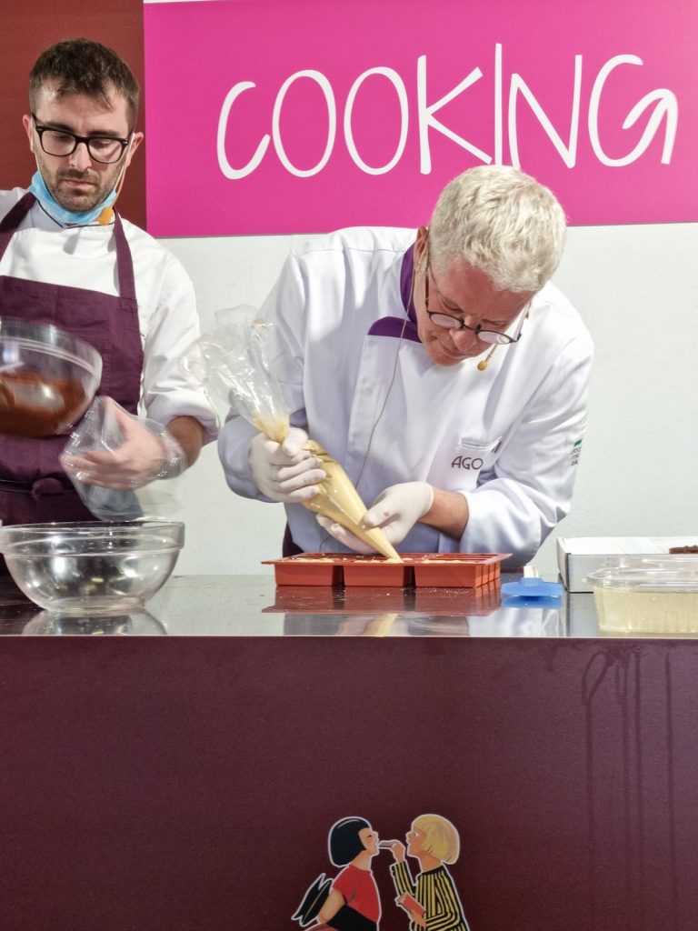 Eurochocolate in Perugia. Pastry Chef  Ernst Knam