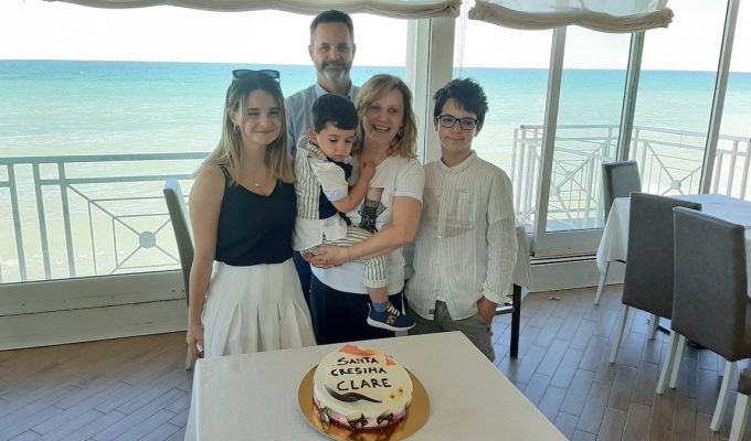 Spring in full swing: Author Bret Thoman and family