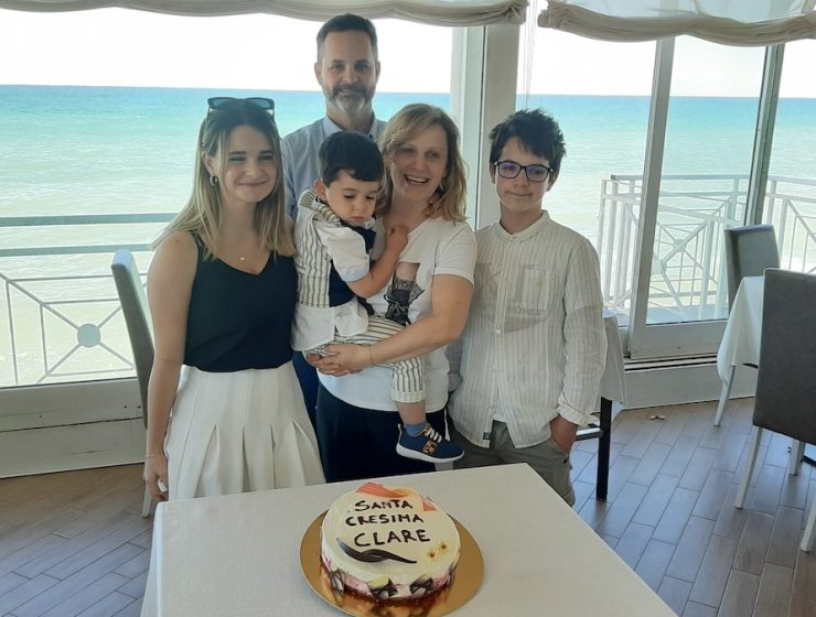 Spring in full swing: Author Bret Thoman and family