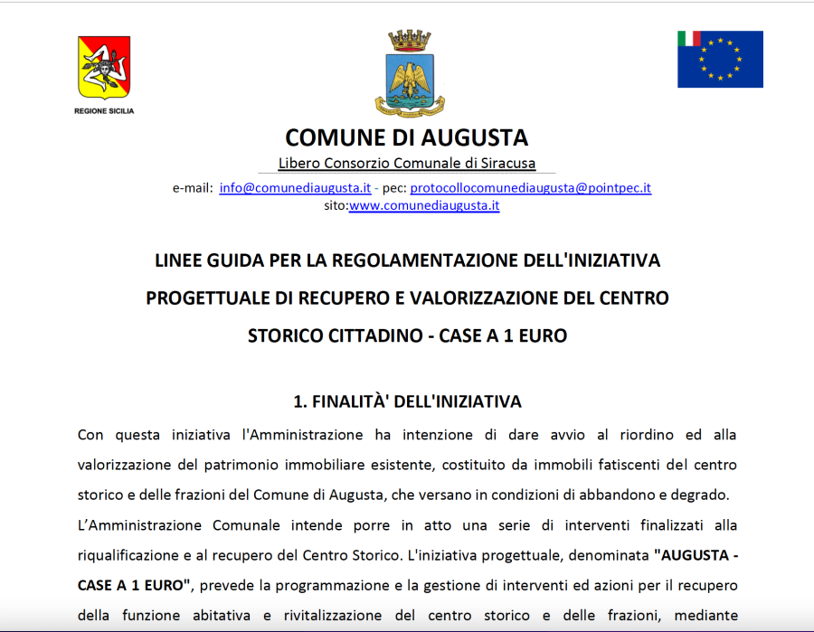 Where and How to Buy a 1 Euro Home in Italy? Live in Italy Magazine