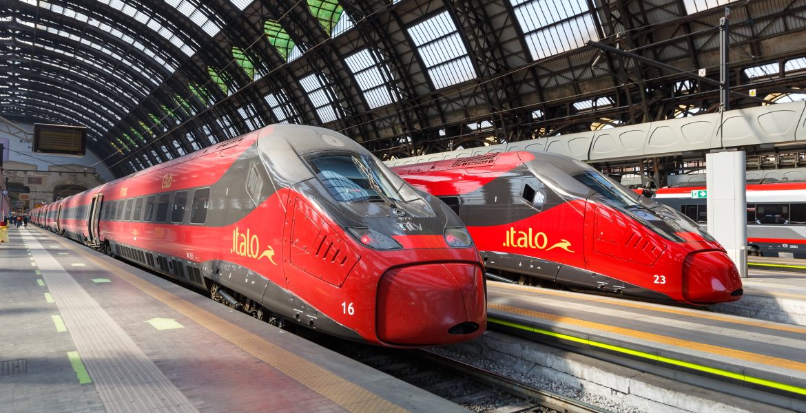 Italo train in station