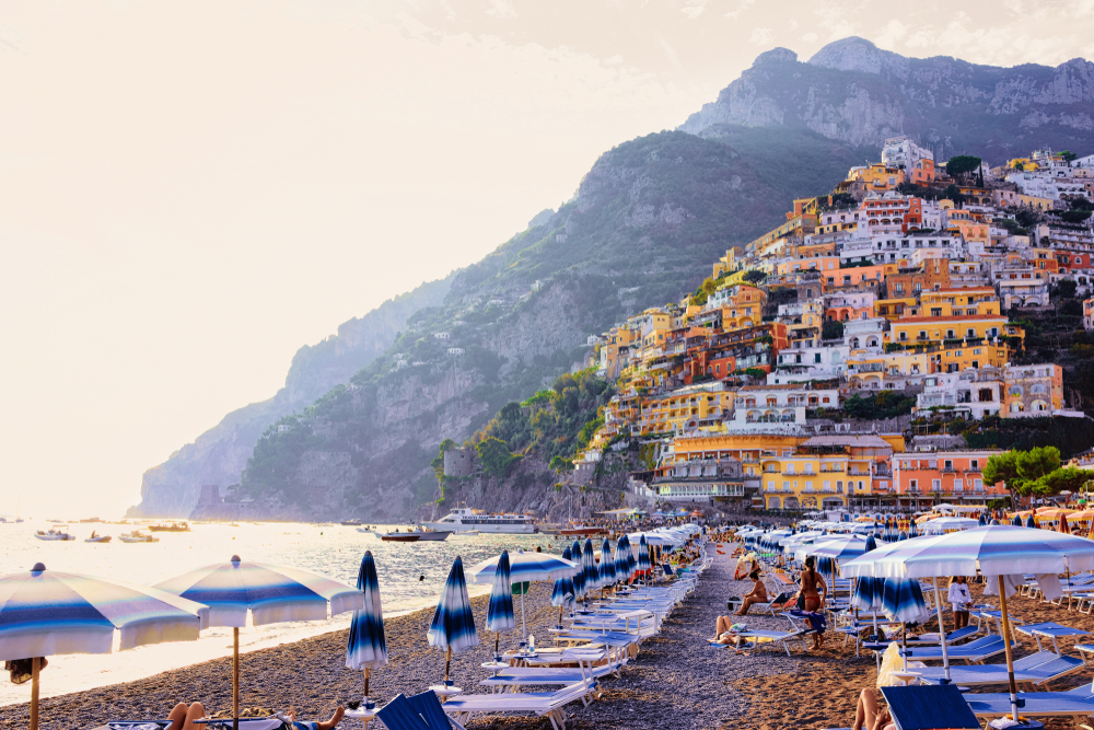 beaches and lakes in Italy - Positano