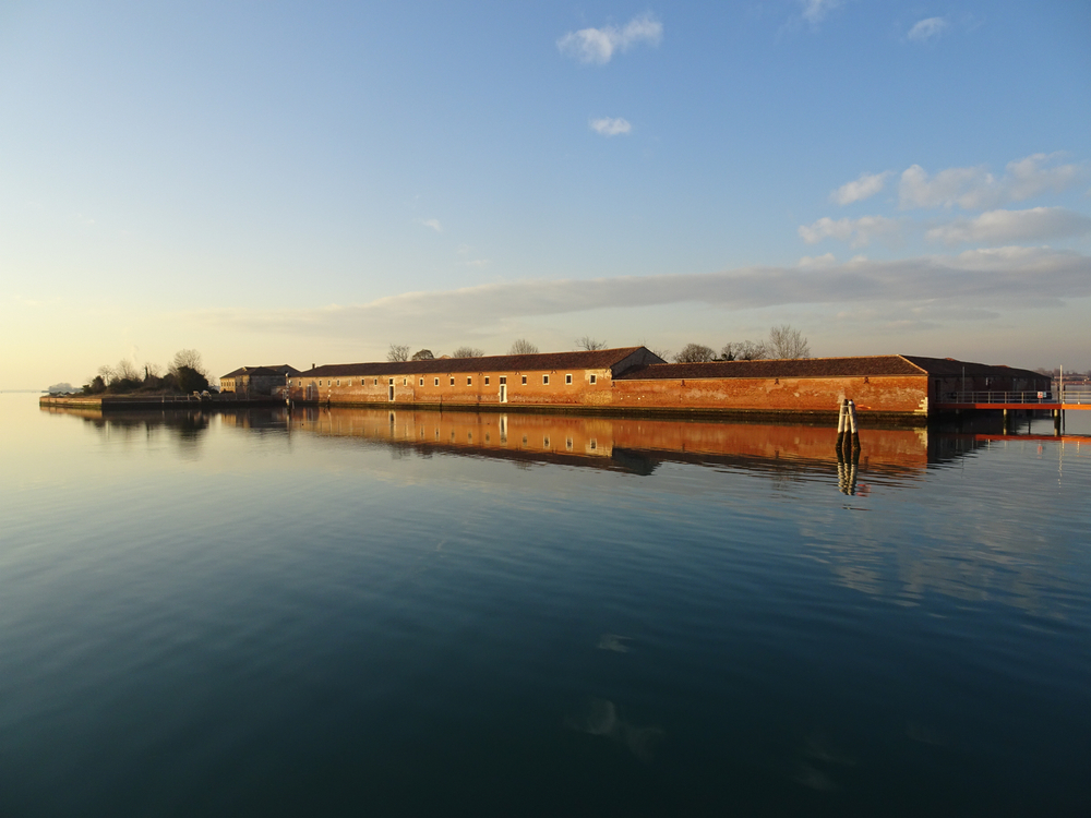 Lazzaretto Vecchio Island, located in the central lagoon of Venice - 79th Venice International Film Festival