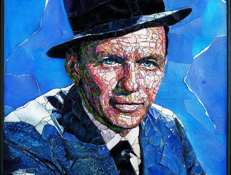 Italian American Icons - mosaic artwork Frank Sinatra