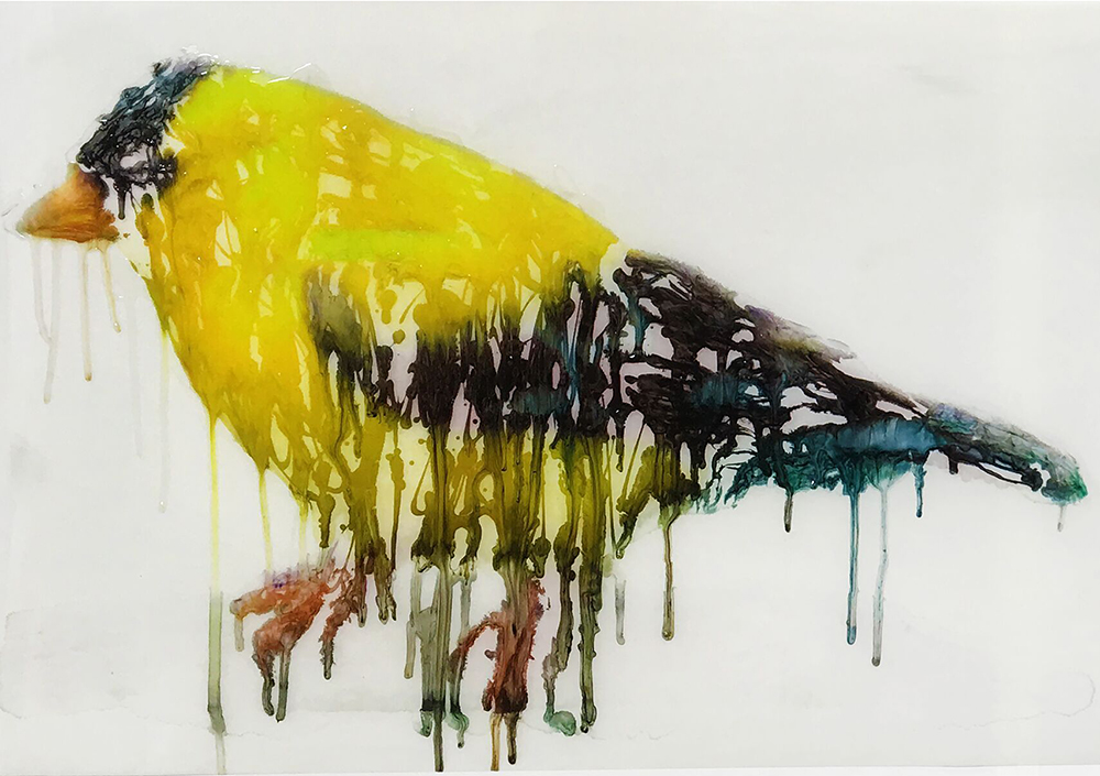 Ida Applebroog, Yellow Finch, 2018 (detail)