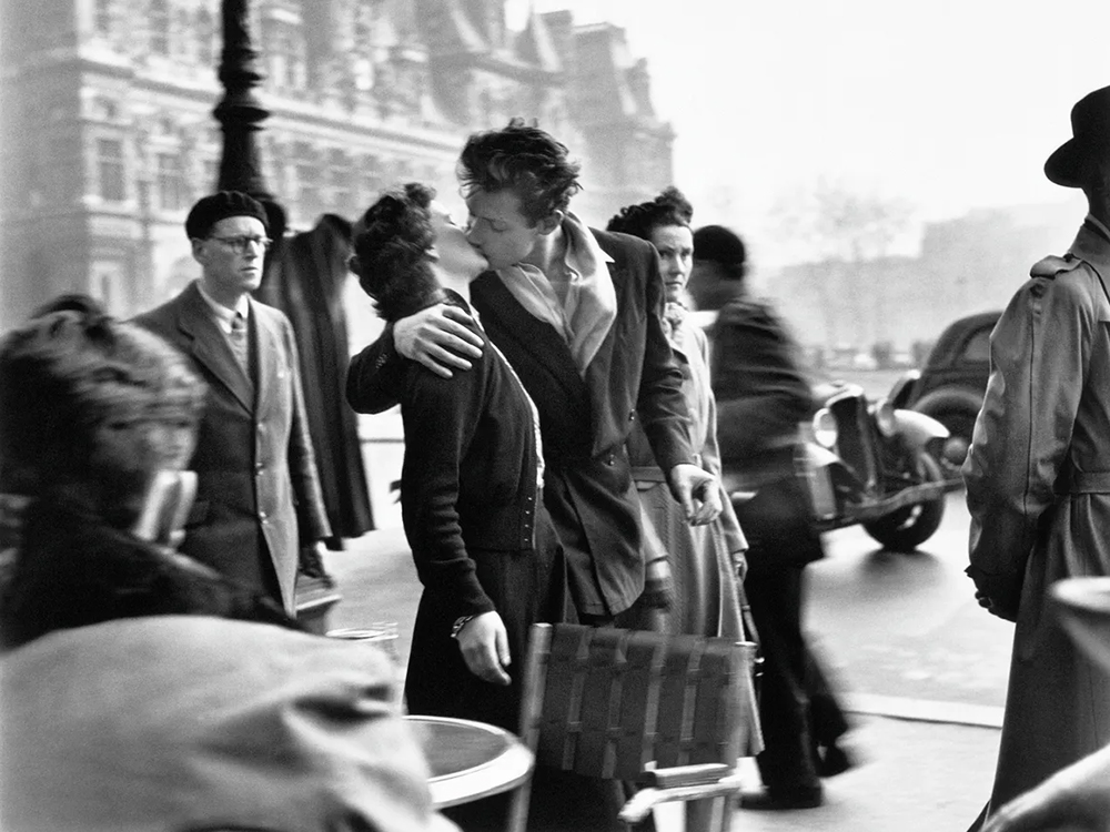 Robert Doisneau, Le baiser de l’Hôtel de Ville, Paris 1950