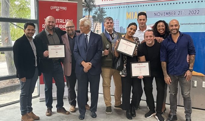 Gambero Rosso Top Italian Restaurants 2023 in Miami