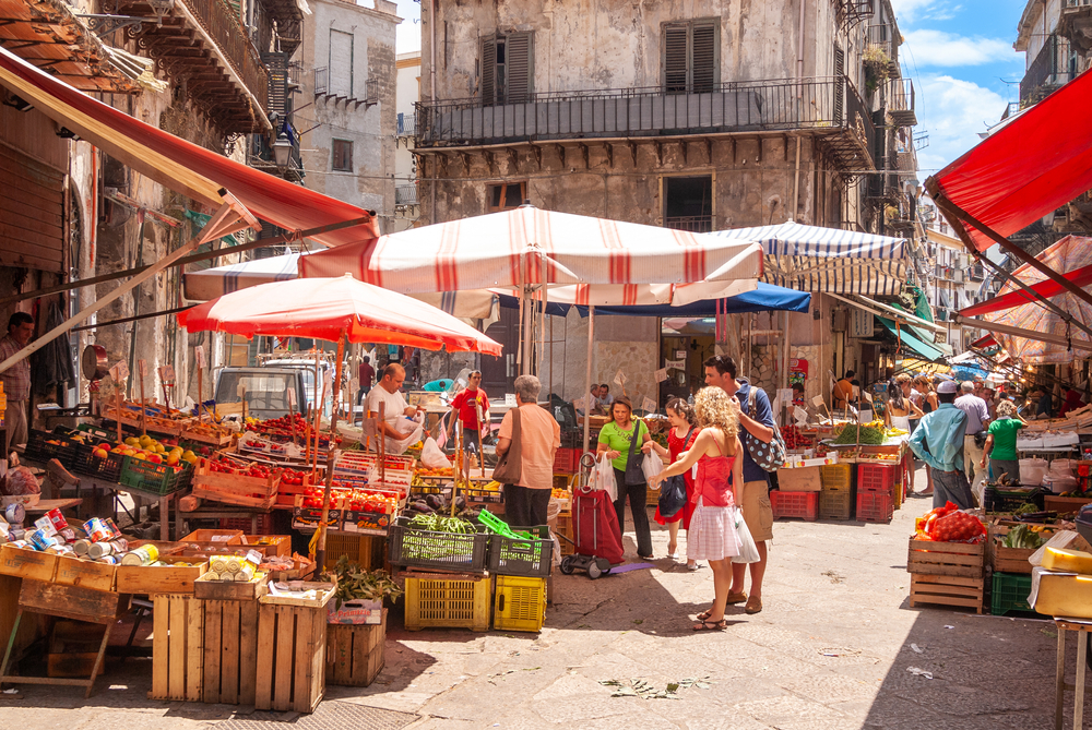 Eating Italy - market in Palermo, Sicily