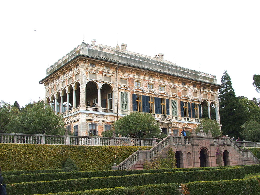 Villa Saluzzo Bombrini, Genoa. Photo by Twice25 & Rinina25 via Wikimedia Commons
