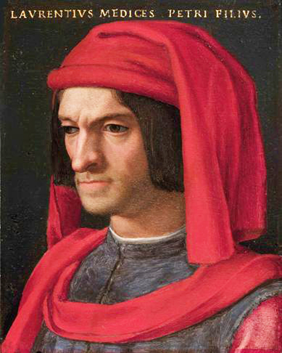 Lorenzo de' Medici by Agnolo Bronzino
