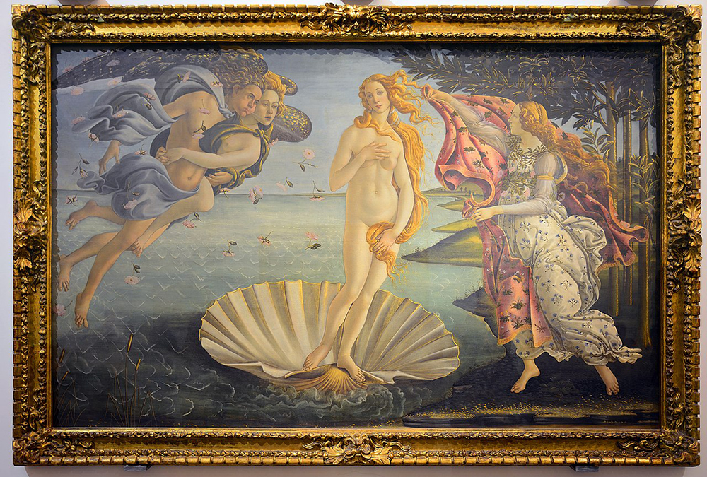 Sandro Botticelli, The Birth of Venus, (c. 1484–1486)
