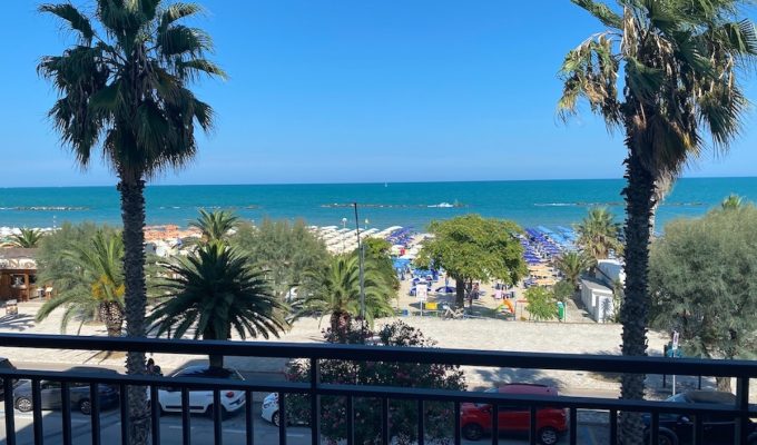 San Benedetto del Tronto beach, balcony view
