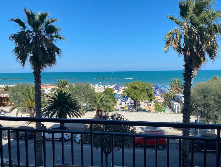 San Benedetto del Tronto beach, balcony view