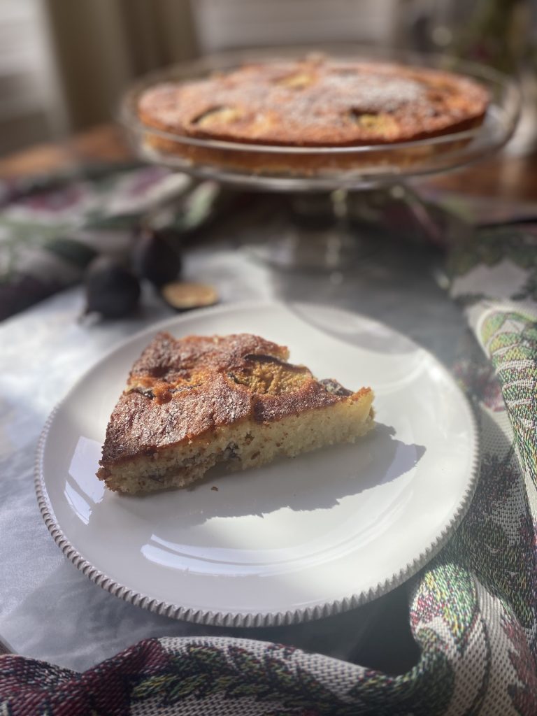 fig and almond cake
