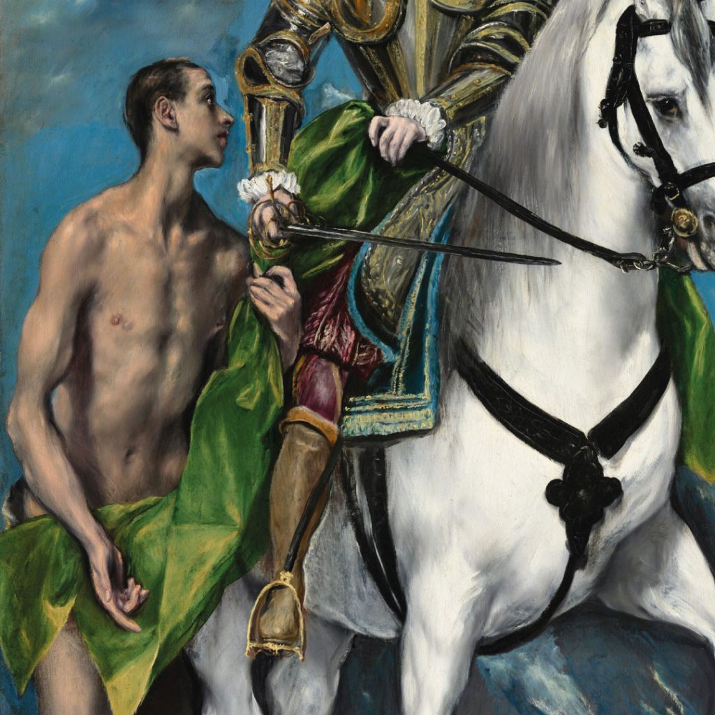 El Greco, San Martino e il mendicante, 1597 - 1599 circa