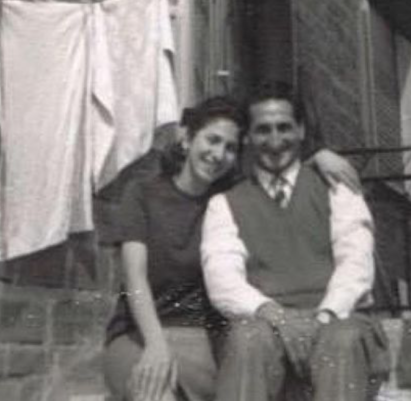 Rita and her oldest brother, Cesidio, in 1964 during her visit to Italy   Courtesy Rita Cellini Russo Pfenninger