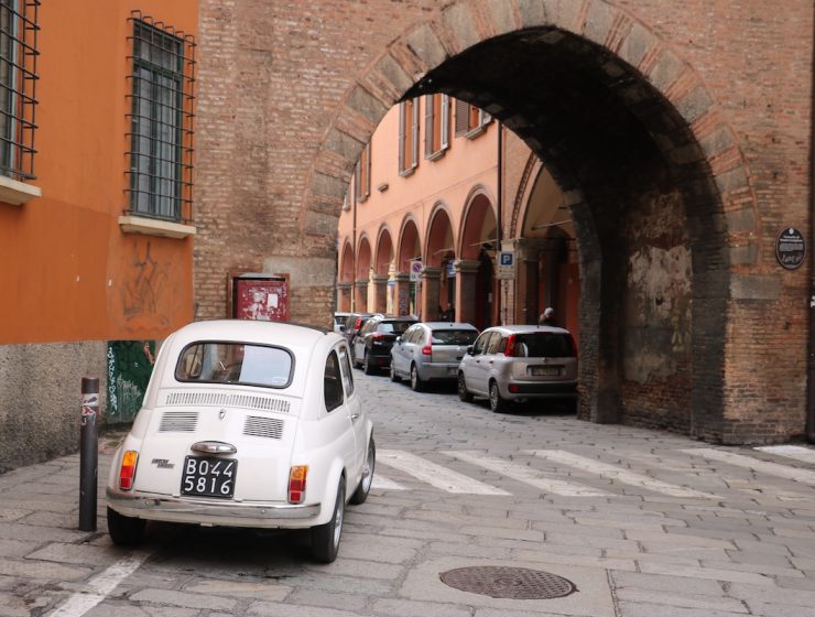 Italian stereotypes - driving in Italy - cars parked on street in Italy