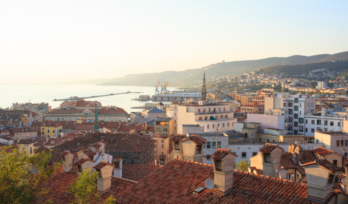 aerial view of Friuli Venezia Giulia