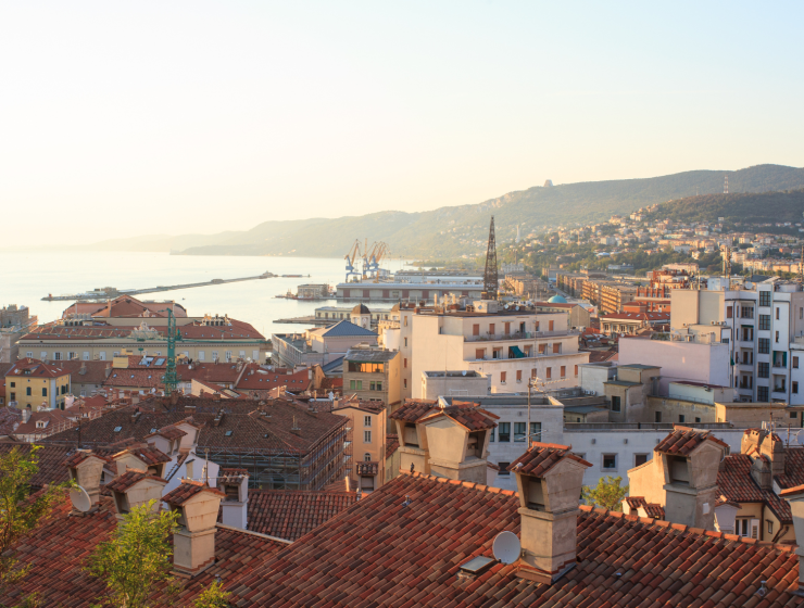 aerial view of Friuli Venezia Giulia