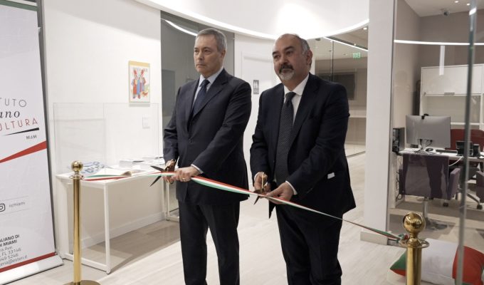 Italian Cultural Institute Miami ribbon cutting
