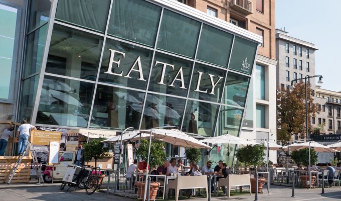 Eataly front in Milan