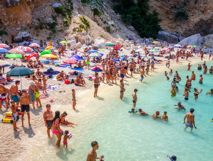 Cala Mariolu Sardinia Italy Ferragosto