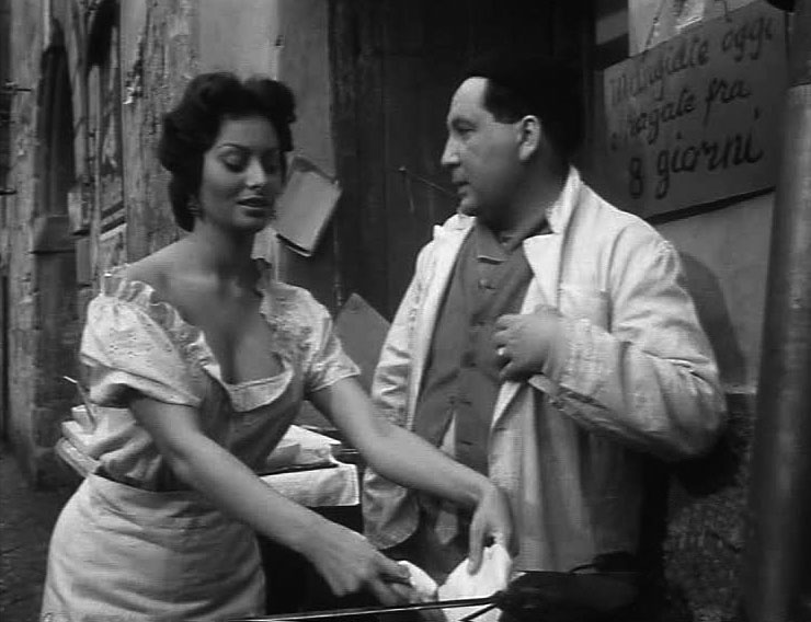 Sophia Loren in Vittorio De Sica's 1954 film "L'oro di Napoli"