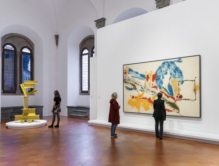 Exhibition view, Helen Frankenthaler Painting Without Rules at Palazzo Strozzi, Florence, 2024