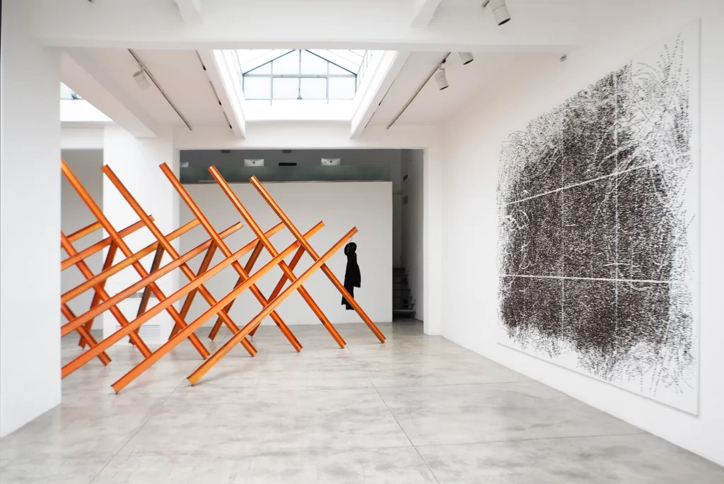 Monumental Installation view at Cardi Gallery Milan, 2024