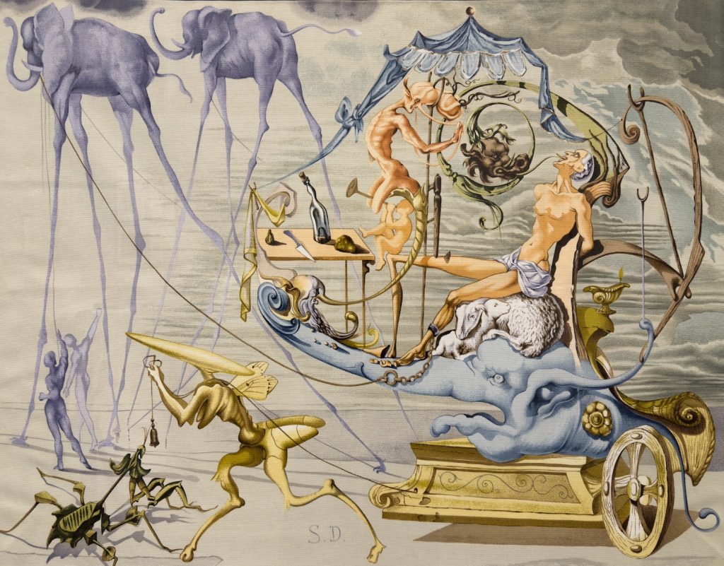 Salvador Dali The Bacchus Chariot