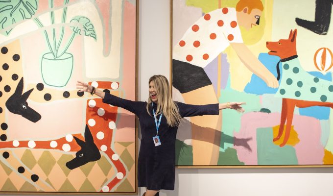 Gloria Porcella, owner of Galleria Ca' d'Oro