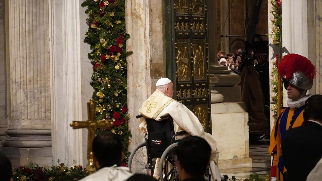 Pope Francis opens the Holy Door