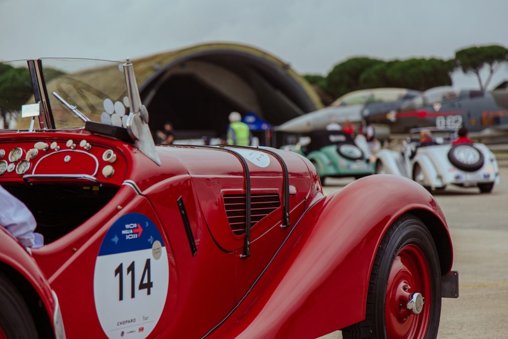 1000 Miglia Ferrari red