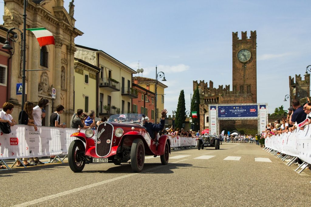 Mille Miglia Italy and classic car