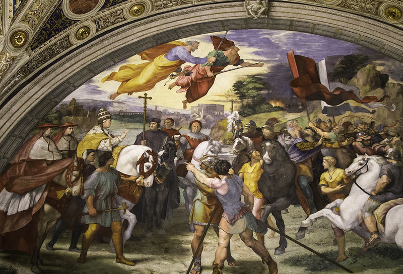 Pope Leo name : Fresco of Pope Leo 1 The Great