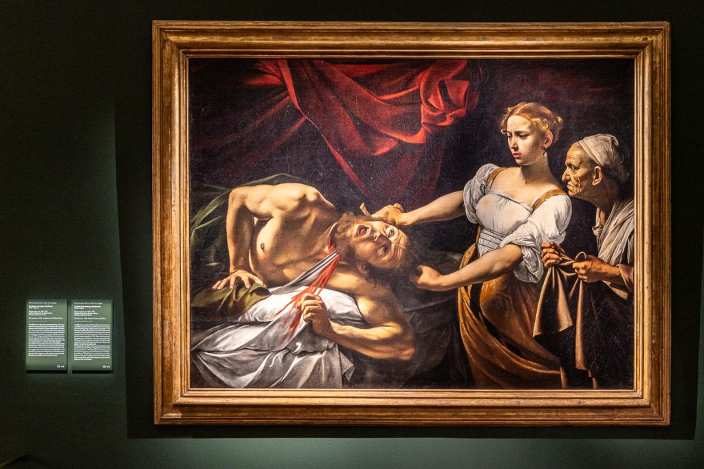 summer art exhibitions in Italy Caravaggio 2025 promotional image installation view
