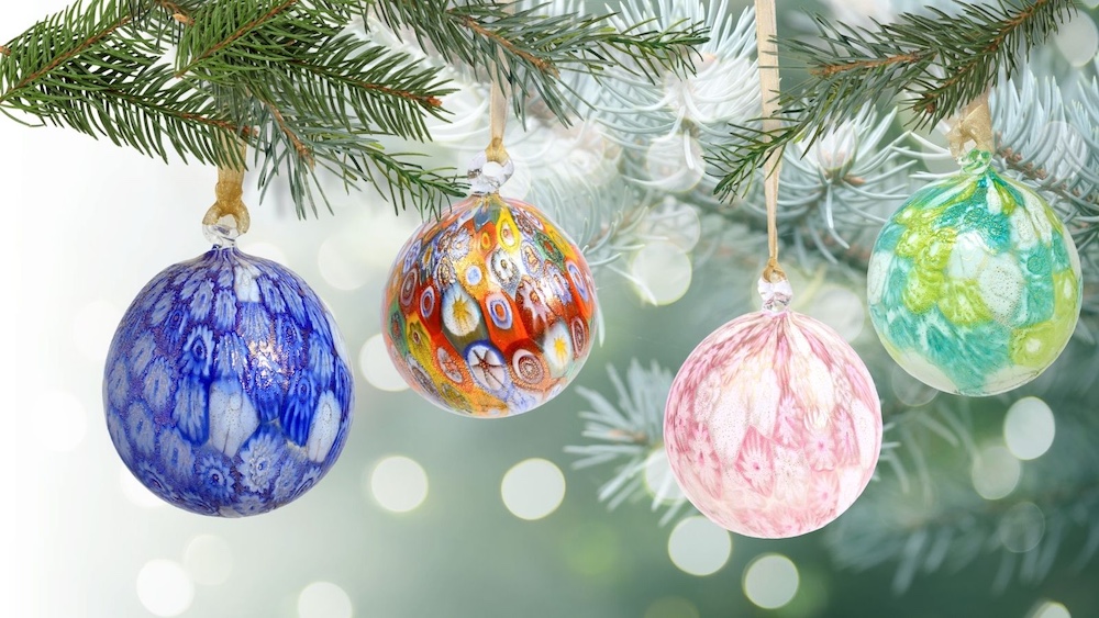 My Italian Decor Murano glass Christmas ornaments | Holiday Gift Guide Inspired by Italy