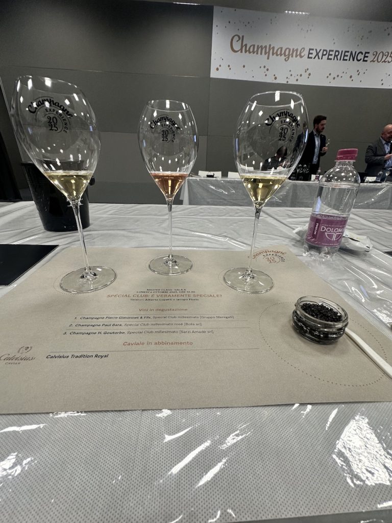 Bologna Champagne Experience - Champagne paired with caviar