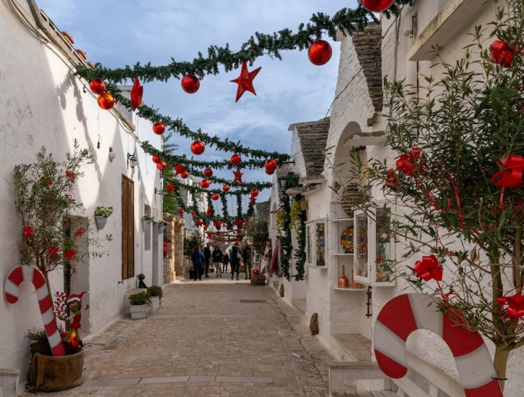 Holiday Gift Guide Inspired by Italy - street scene Alberobello Puglia