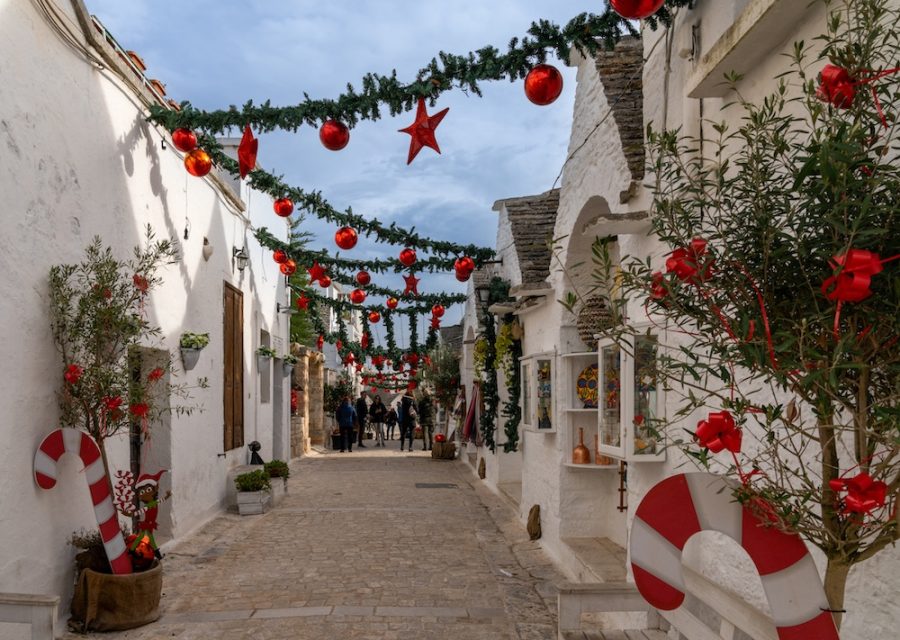 Holiday Gift Guide Inspired by Italy - street scene Alberobello Puglia