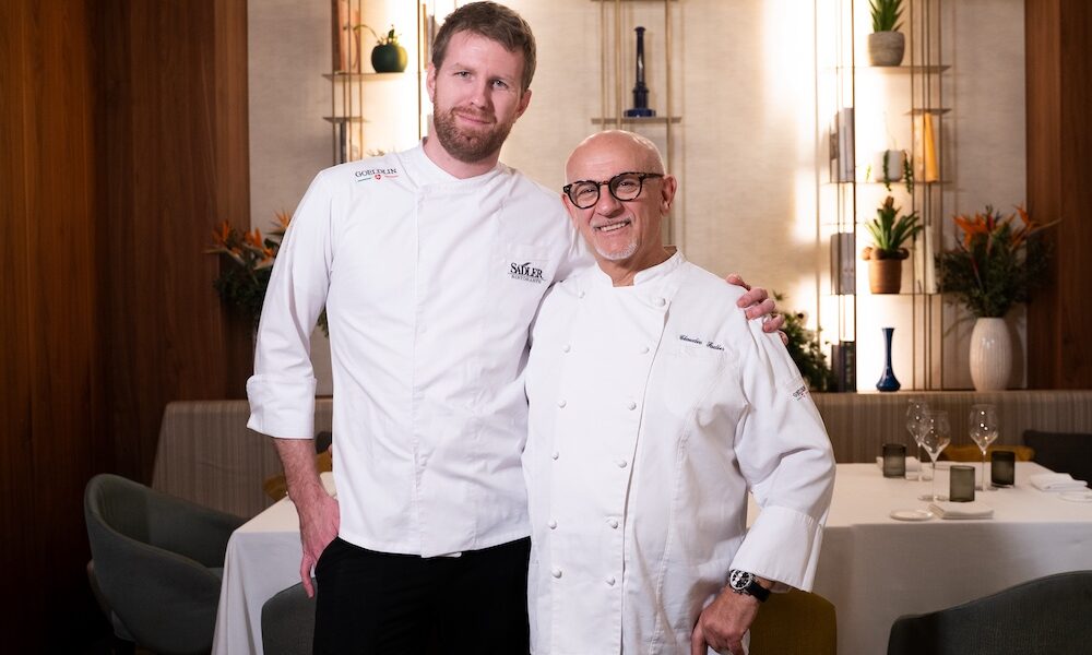 Chef Giacomo Lovato and Chef Claudio Sadler
