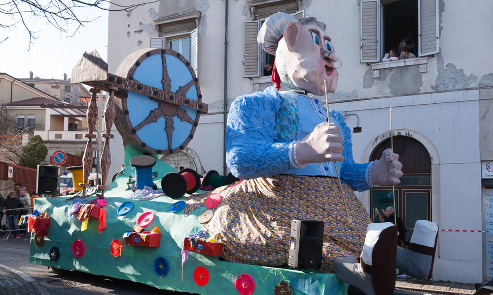 carnival float, Bora, Muggia carnival Friuli-Venezia Giulia